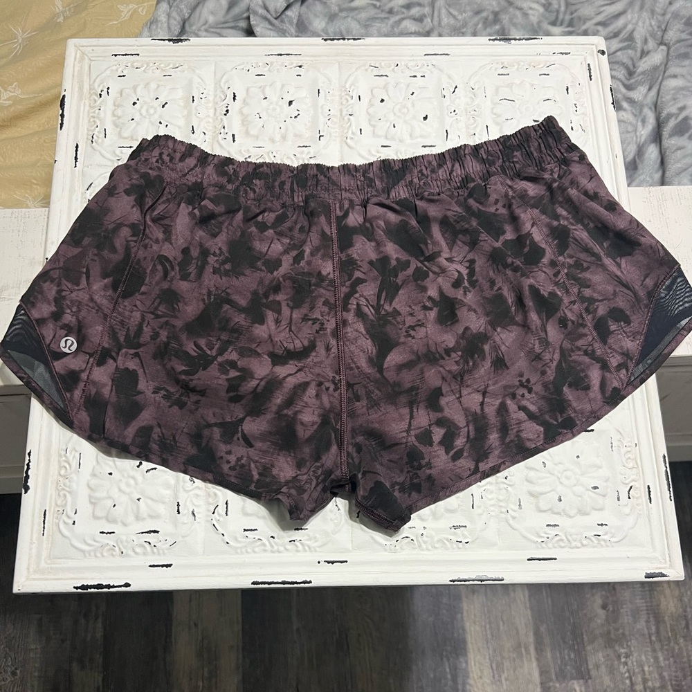 Lululemon Hotty Hot 3” Purple Shorts